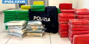 Η κοκαΐνη που κατασχέθηκε στη Νάπολη