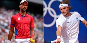 Νόβακ Τζόκοβιτς και Στέφανος Τσιτσιπάς