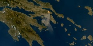 H φωτιά από το διάστημα
