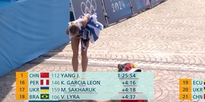 Η Ντρισμπιώτη κατά τον τερματισμό της