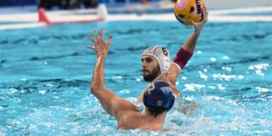 Φάση από το Ελλάδα - Σερβία στο πόλο