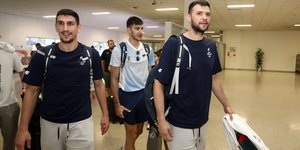 Η Εθνική ομάδα μπάσκετ επέστρεψε από τους Ολυμπιακούς Αγώνες 2024
