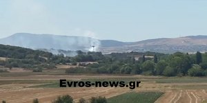 Φωτιά στην Ορεστιάδα