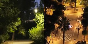 Φωτισμός σε πάρκα και πλατείες