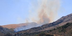 Φωτιά στην ανατολική Μάνη