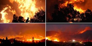 Από τις φωτιές στο Κορδελιό της Σμύρνης