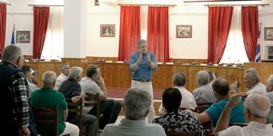 Ο Παύλος Γερουλάνος στη Δεσκάτη Γρεβενών