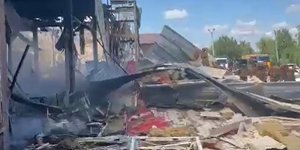 Ρωσική επίθεση σε σούπερ μάρκετ στην Ουκρανία 