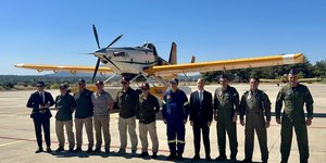 Φωτογραφία από την άφιξη της τουρκικής βοήθειας