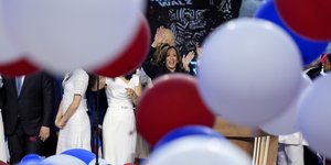 Κάμαλα Χάρις μετά την ομιλία της