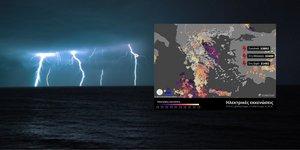 Καταγράφηκαν πάνω από 50.000 κεραυνοί