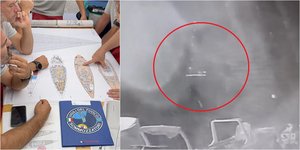 Καρέ από το βίντεο από το γιοτ που βυθίστηκε 