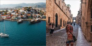 Η Μαρμαρίδα στα μικρασιατικά παράλια της Τουρκίας και η παλιά πόλη της Ρόδου