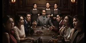 τραπέζι ανδρες γυναίκες δείπνο σειρά Master of The House Netflix