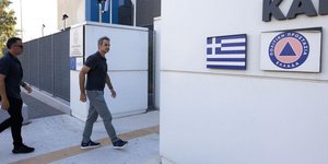 Στο Ενιαίο Συντονιστικό Κέντρο Επιχειρήσεων και Διαχείρισης Κρίσεων, ξανά, ο Μητσοτάκης