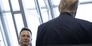 Έλον Μασκ και Ντόναλντ Τραμπ σε παλαιότερη συνάντησή τους