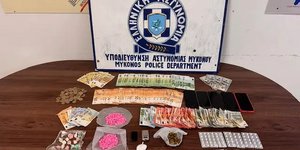 Τα ναρκωτικά που κατασχέθηκαν στη Μύκονο