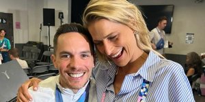 Η Τατιάνα Μπλάτνικ είχε την ευκαιρία να παρακολουθήσει τον Λευτέρη Πετρούνια να κατακτά το 3ο του Ολυμπιακό μετάλλιο