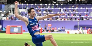 Ολυμπιακοί Αγώνες 2024 Ο Μίλτος Τεντόγλου στα προκριματικά του μήκους