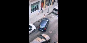 Άγριος τσακωμός για μια θέση πάρκινγκ -Το βίντεο που έγινε viral