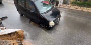 Το αυτοκίνητο που έπεσε στην τρύπα