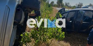 Σοβαρό τροχαίο στην Εύβοια
