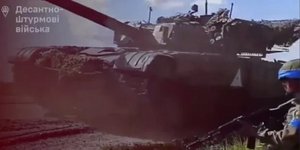 Στιγμιότυπο από την ουκρανική εισβολή στο Κουρσκ της Ρωσίας