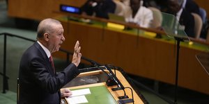 Ο Ερντογάν σε ομιλία του στον ΟΗΕ