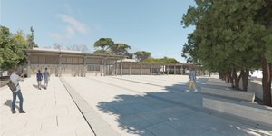 Φωτορεαλιστική απεικόνιση της νέας εισόδου