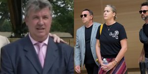 Ο 71χρονος κατηγορούμενος Ντομινίκ Πελικό και η κόρη του, Καρολίν