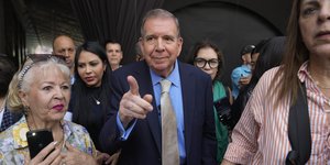 Ο υποψήφιος της αντιπολίτευσης για την προεδρία στην Βενεζουέλα, Εδμούνδο Γκονσάλες Ουρούτια 