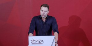 Ο Στέφανος Κασσελάκης στην ΚΕ του ΣΥΡΙΖΑ
