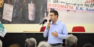 Ο Μιχάλης Κατρίνης στο Λασίθι