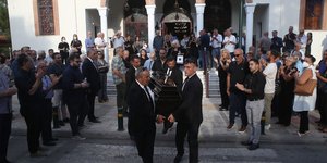Κηδεία Παύλου Γερακάρη