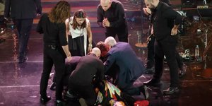 Η στιγμή της κατάρρευσης στο Ηρώδειο