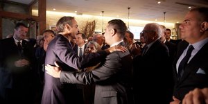 Συνάντηση Κ. Μητσοτάκη με ομογενείς στην Αστόρια στη Νέα Υόρκη