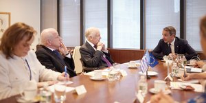 Συναντήσεις Μητσοτάκη με εκπροσώπους αμερικανοεβραϊκών οργανώσεων στις ΗΠΑ