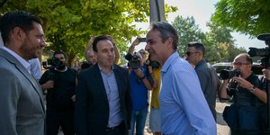 Κων. Κυρανάκης, Δ. Παπαστεργίου, Κυριάκος Μητσοτάκης