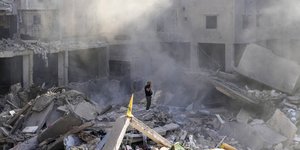 Το σημείο της επίθεσης στον Νασράλα