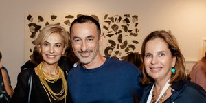 Κατερίνα Κόσκινα, Δημήτρης Παπαϊωάννου, Τατιάνα Σπινάρη Πολλάλη (Διευθύντρια CITRONNE Gallery)