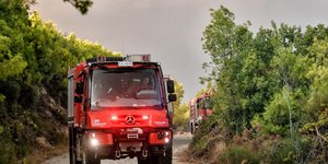 Πυροσβεστικό σε φωτιά στο Ξυλόκαστρο