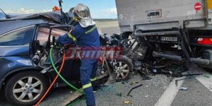Από το τροχαίο στην Εθνική Οδό