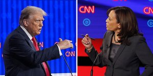 Ντόναλντ Τραμπ και Κάμαλα Χάρις σε debate