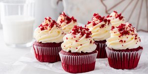 Λαχταριστά velvet cupcakes