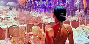 Μαρίνα Βερνίκου και Βίκυ Καγιά στον φαντασμαγορικό γάμο της Μις Λίβανος στο ΟΑΚΑ