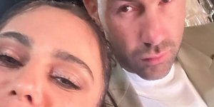 Η Ολυμπία Χοψονίδου και ο Βασίλης Σπανούλης στον γάμο του Γιάννη Αντετοκούνμπο