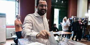 O Ανδρέας Σπυρόπουλος ψήφισε για τον νέο Πρόεδρο του ΠΑΣΟΚ