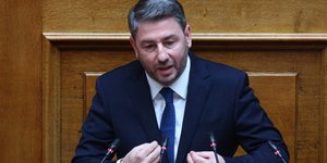 Ο πρόεδρος του ΠΑΣΟΚ Νίκος Ανδρουλάκης