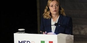 Η Τζόρτζια Μελόνι στη σύνοδο MED9