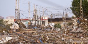 Εικόνες καταστροφής στην Βαλένθια